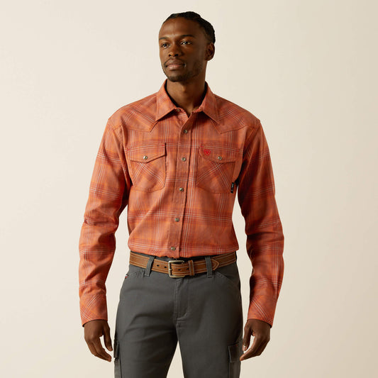 FR Wayne Retro Fit Snap Work Shirt - Ariat Classic