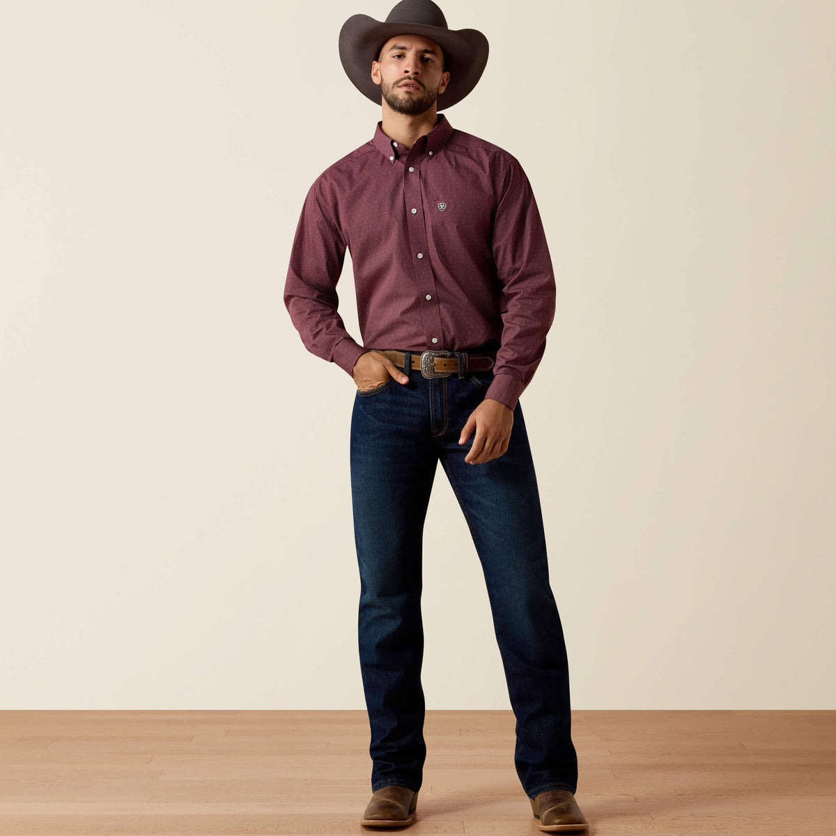 Wrinkle Free Wrenly Classic Fit Shirt - Ariat Exclusive