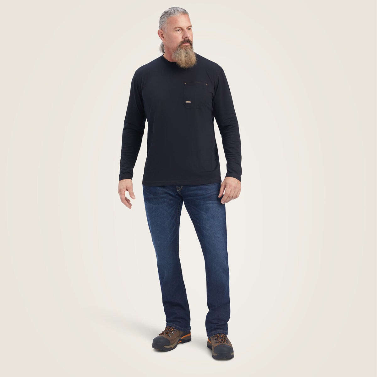 Rebar Workman Reflective Flag Graphic T-Shirt - Ariat Quality