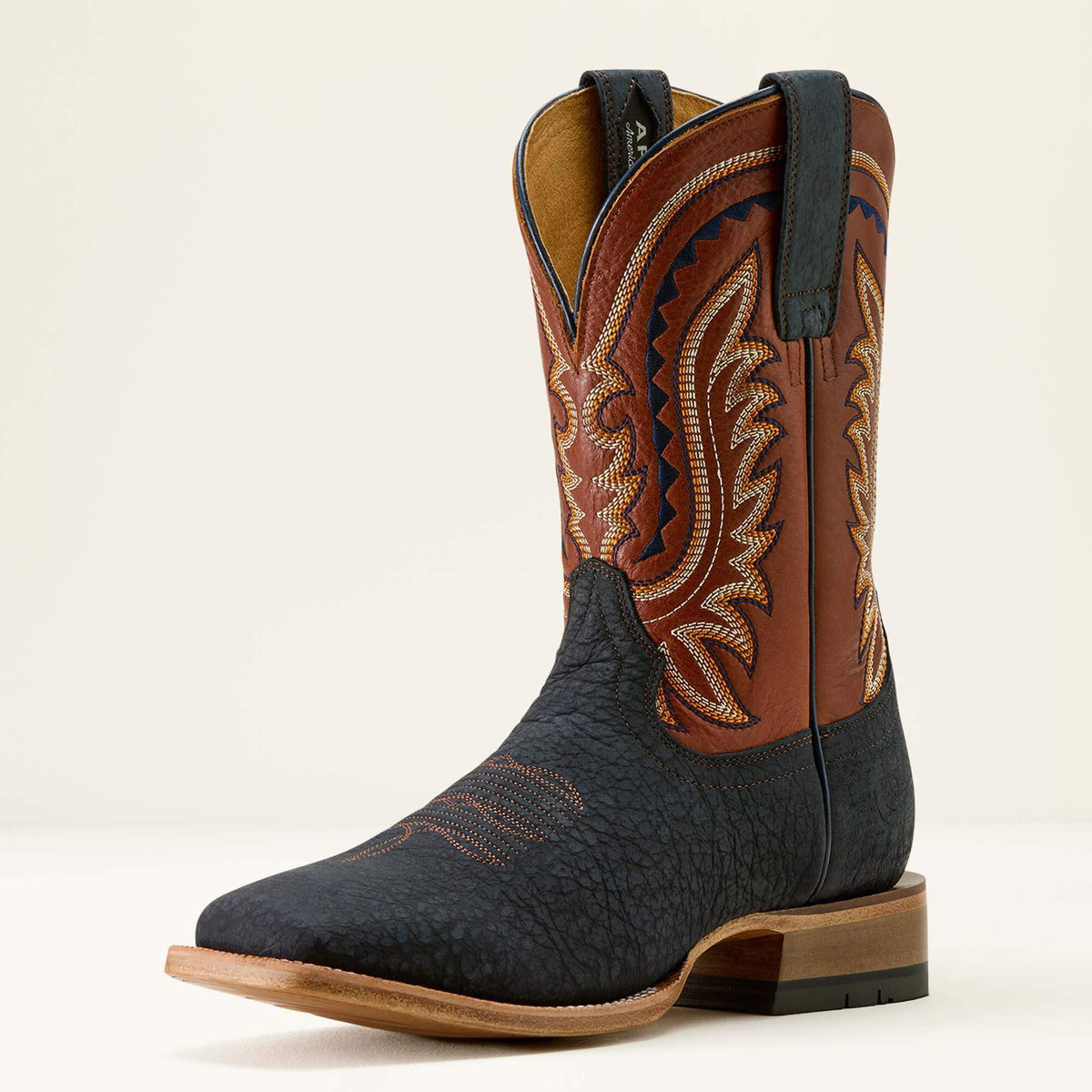 Rock Ridge Wide Square Toe Western Boot - Ariat Top Pick