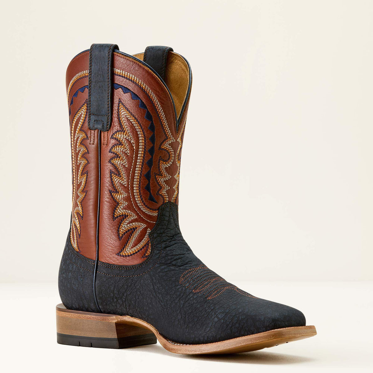 Rock Ridge Wide Square Toe Western Boot - Ariat Top Pick