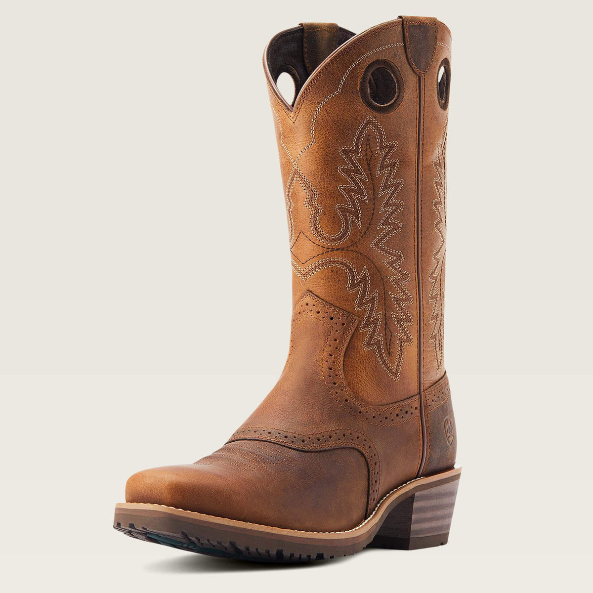 Hybrid Roughstock Square Toe Cowboy Boot - Ariat Popular