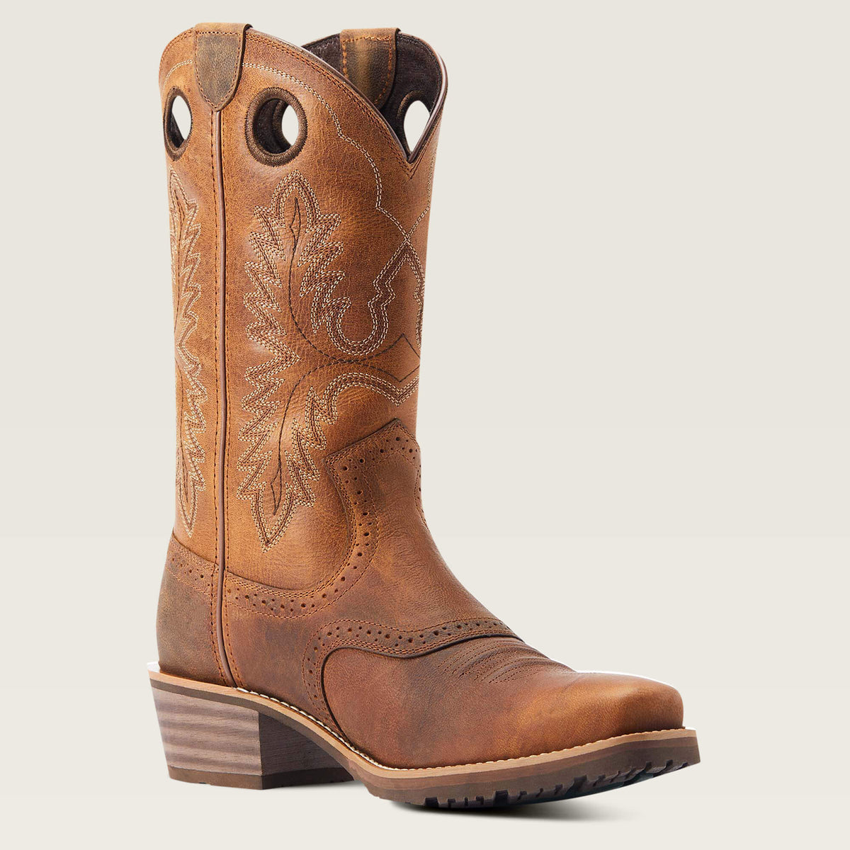Hybrid Roughstock Square Toe Cowboy Boot - Ariat Popular