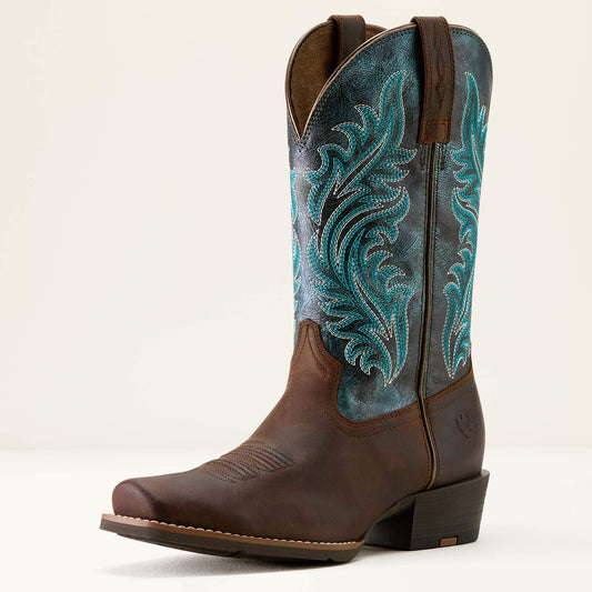 Round Up Narrow Cutter Toe Western Boot - Ariat Exclusive