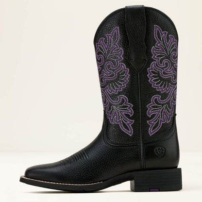 Round Up StretchFit Wide Square Toe Western Boot - Ariat Great Value