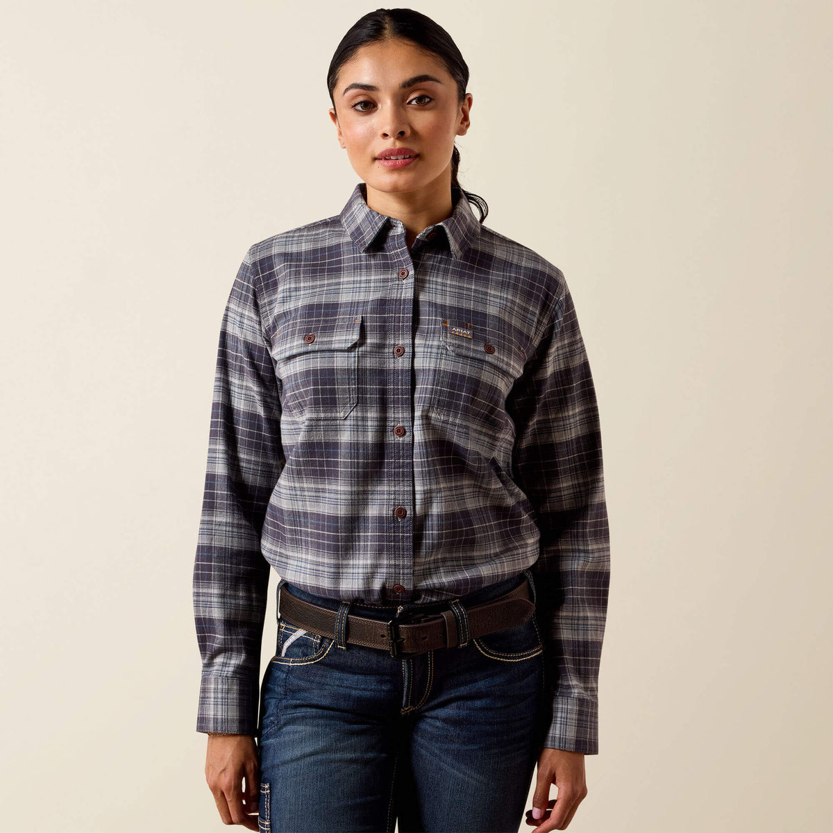 Rebar DuraStretch Flannel Tunic - Ariat Essential