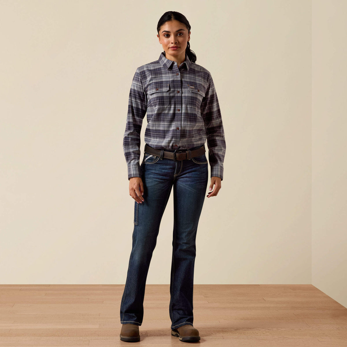Rebar DuraStretch Flannel Tunic - Ariat Essential