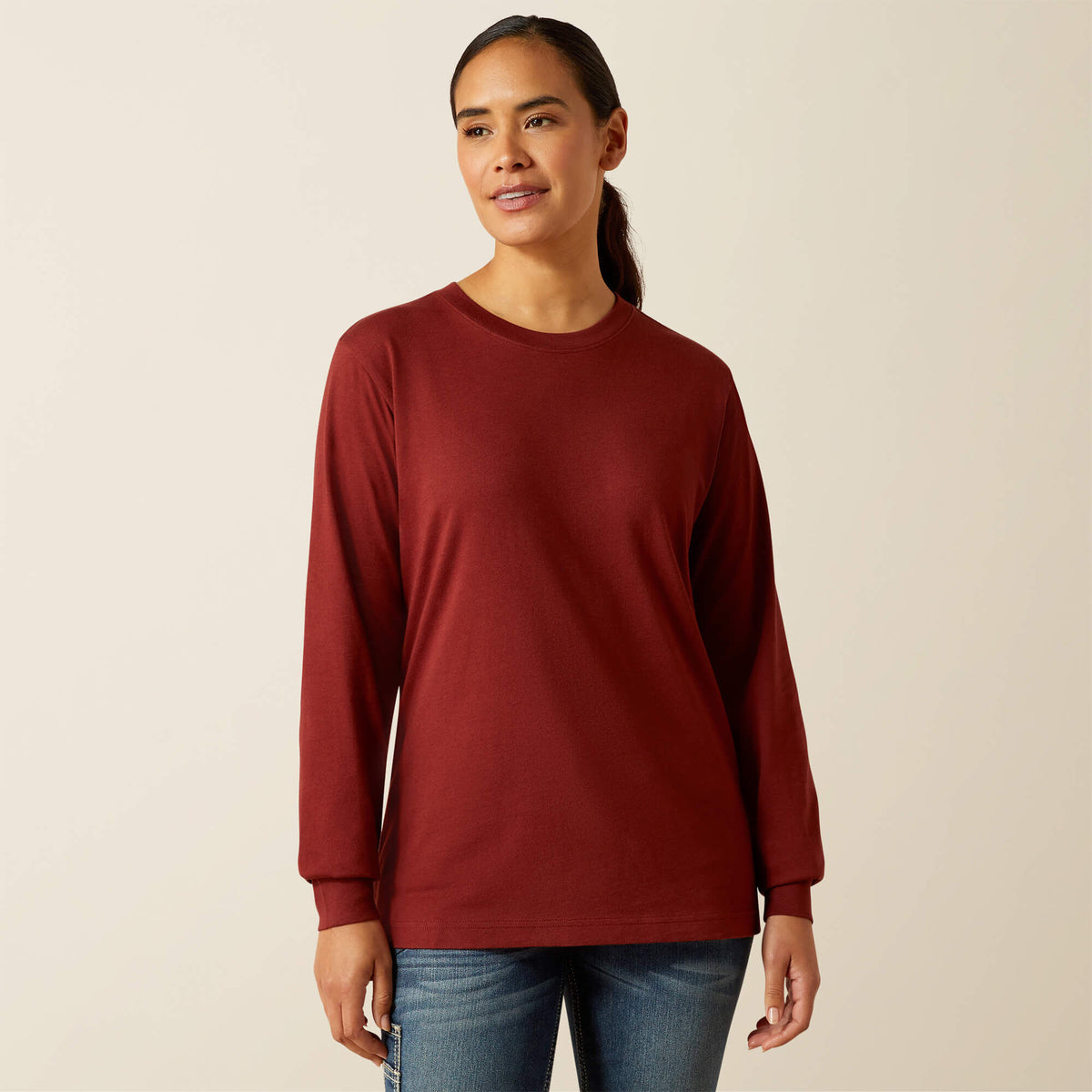Rebar Cotton Strong Workshop Logo T-Shirt - Ariat Popular