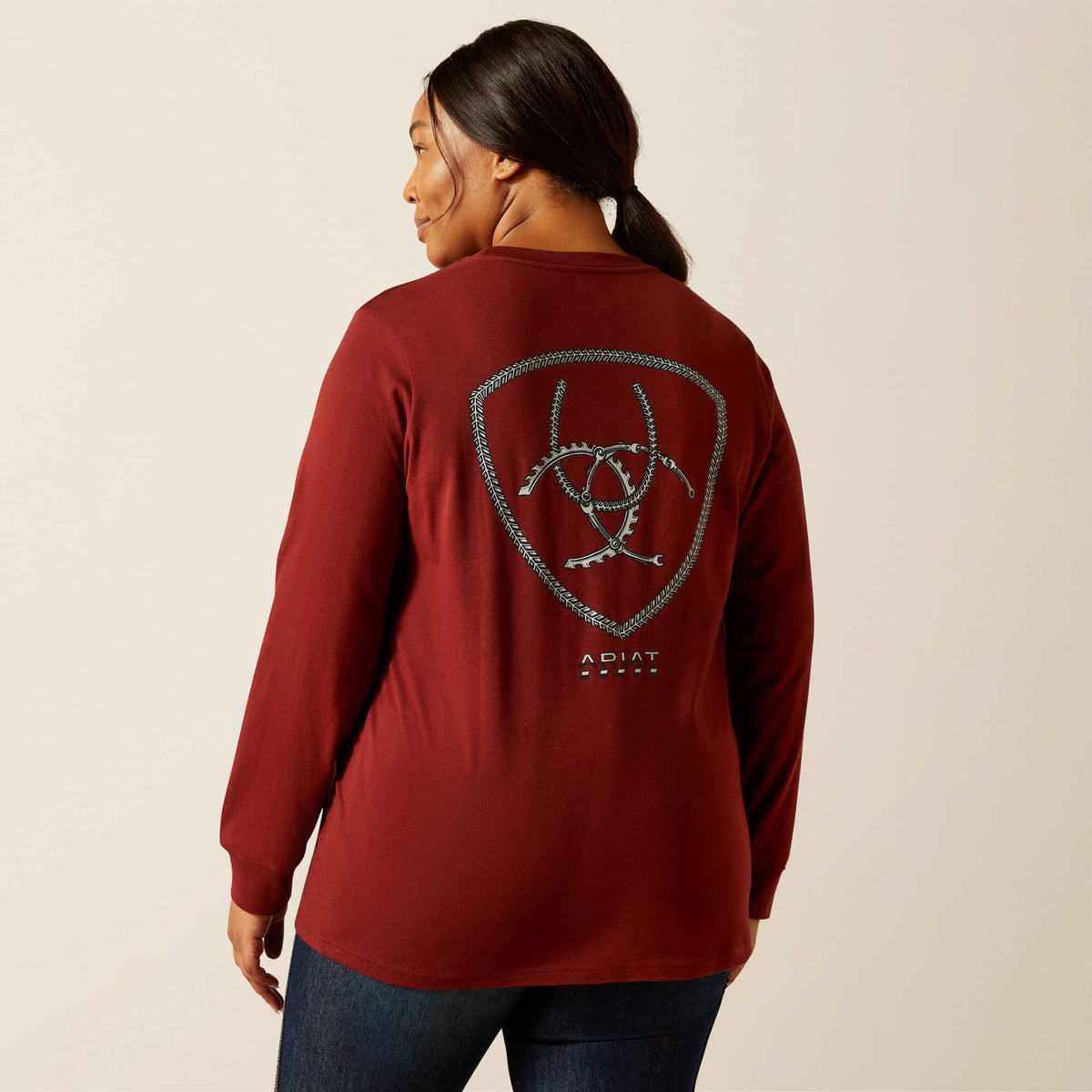 Rebar Cotton Strong Workshop Logo T-Shirt - Ariat Popular