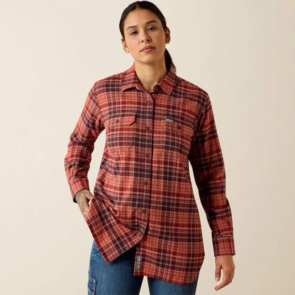 Rebar DuraStretch Flannel Tunic - Ariat Popular