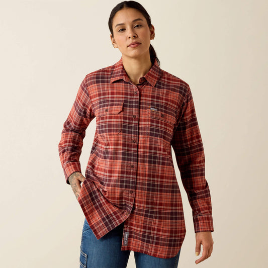 Rebar DuraStretch Flannel Tunic - Ariat Popular
