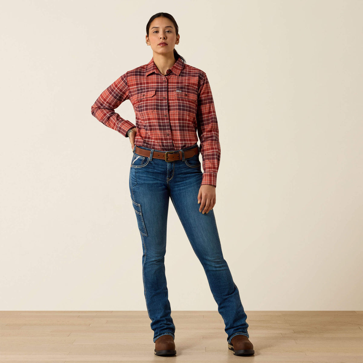 Rebar DuraStretch Flannel Tunic - Ariat Popular