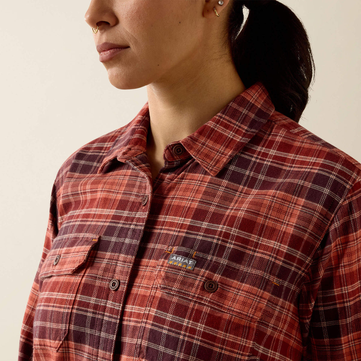 Rebar DuraStretch Flannel Tunic - Ariat Popular
