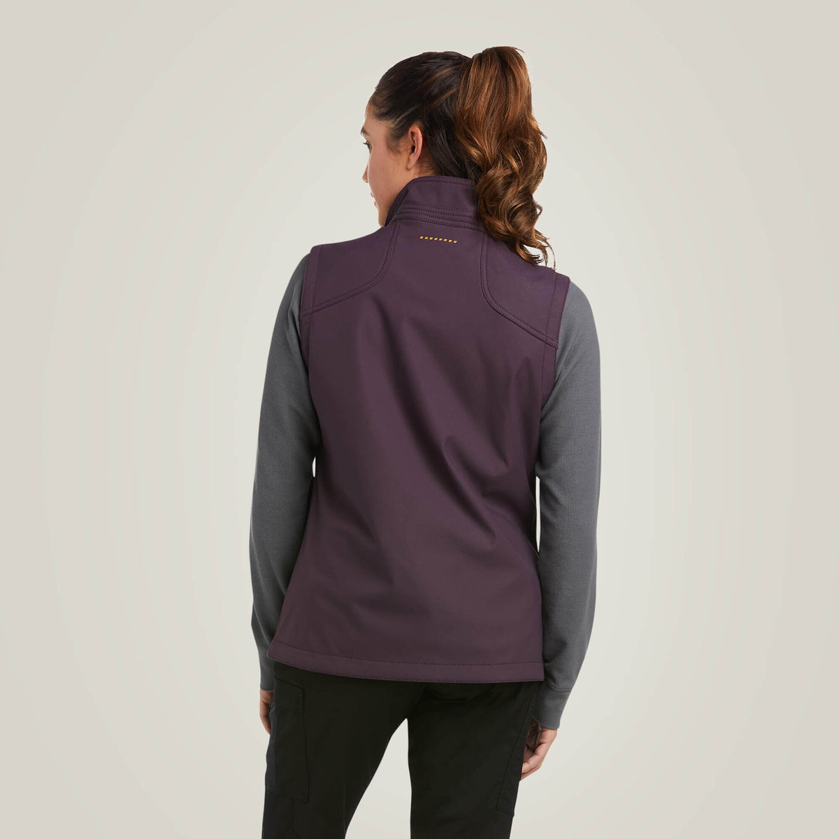Rebar Stretch Canvas Softshell Vest - Ariat Signature