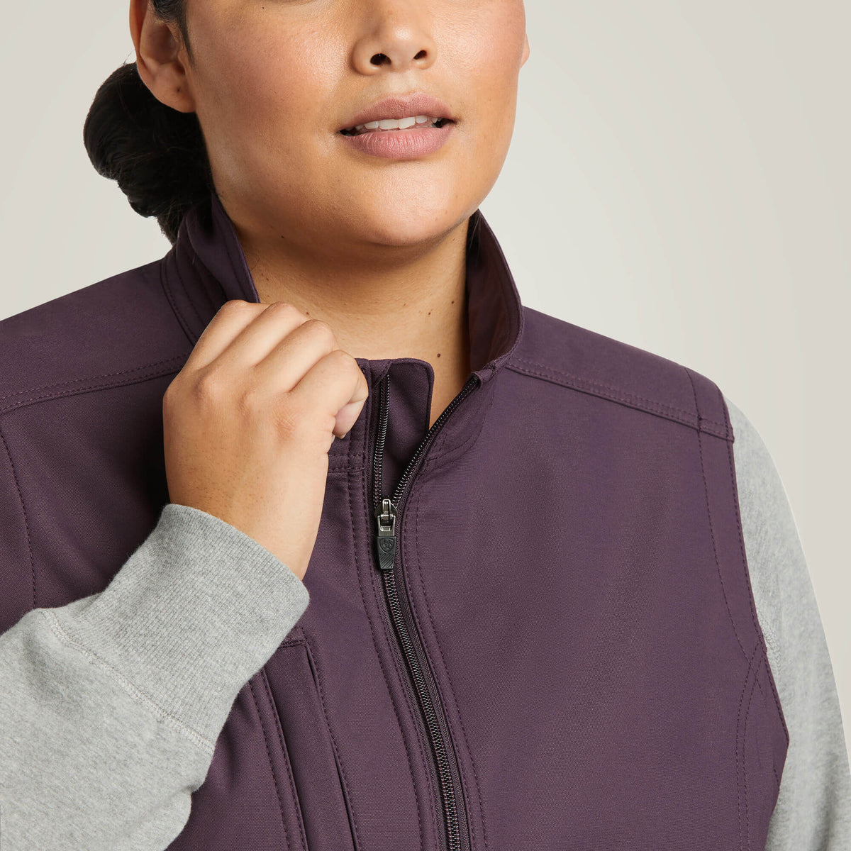 Rebar Stretch Canvas Softshell Vest - Ariat Signature