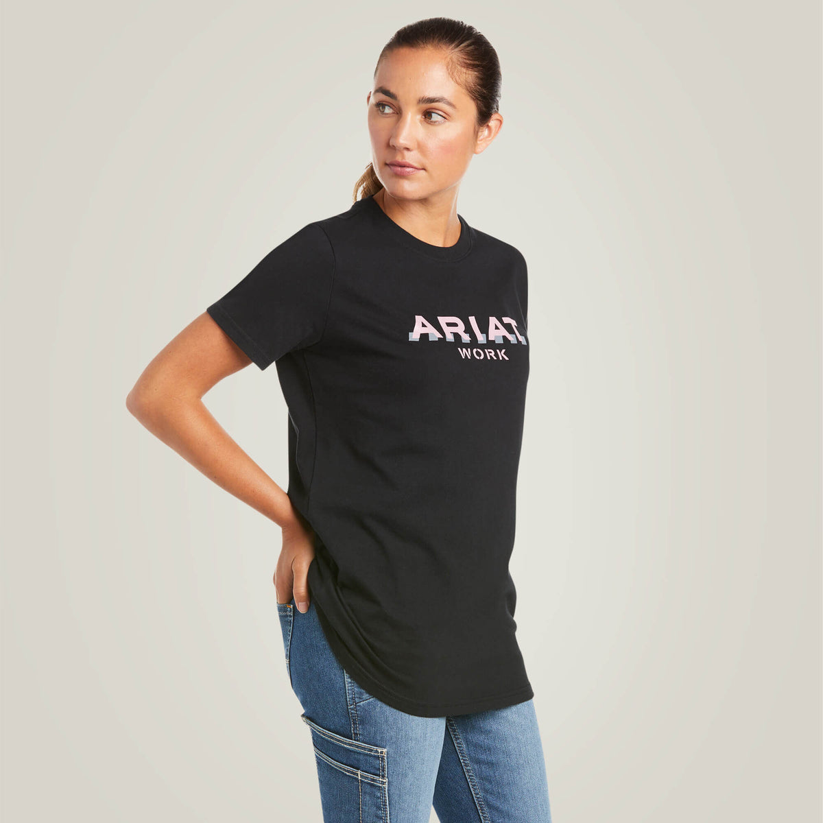 Rebar Cotton Strong Logo T-Shirt - Ariat Popular