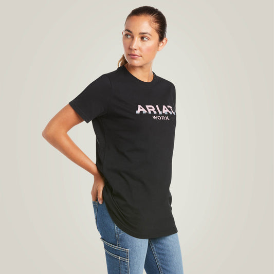 Rebar Cotton Strong Logo T-Shirt - Ariat Popular