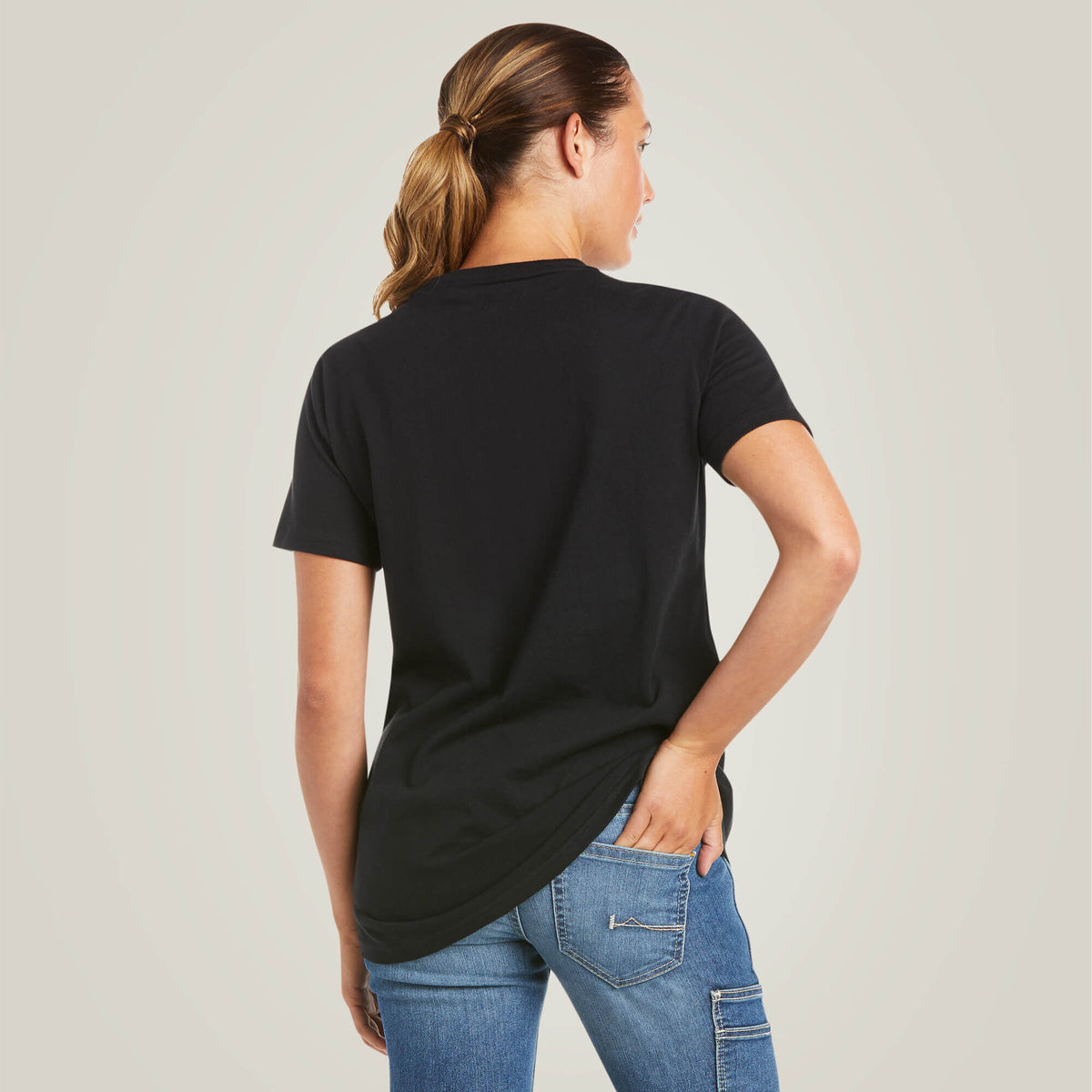 Rebar Cotton Strong Logo T-Shirt - Ariat Popular