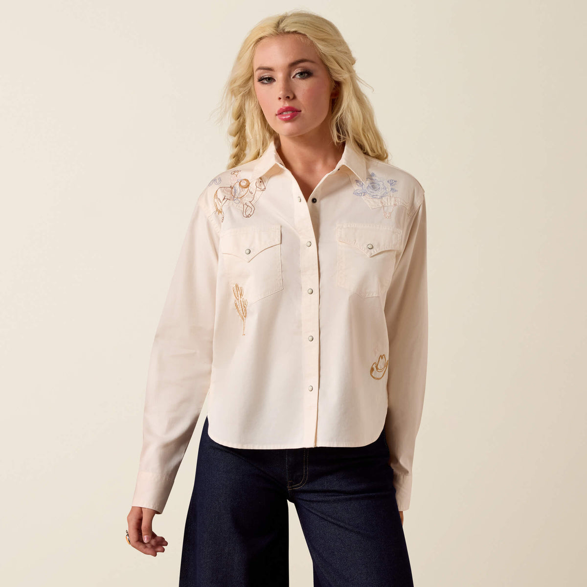 Ashville Embroidered Snap Shirt - Ariat Featured