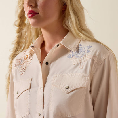 Ashville Embroidered Snap Shirt - Ariat Featured