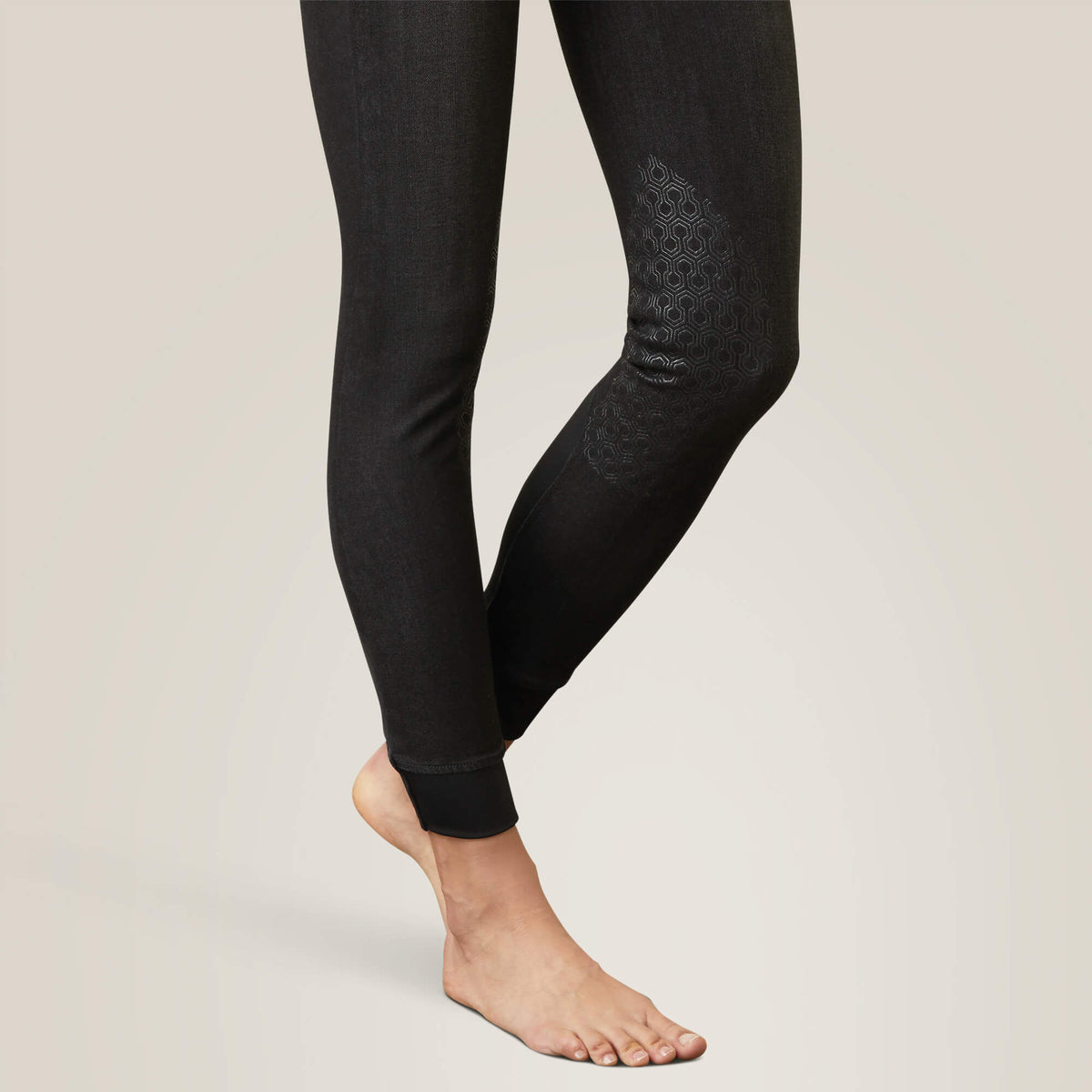 Halo B Denim Knee Patch Breech - Ariat Trusted
