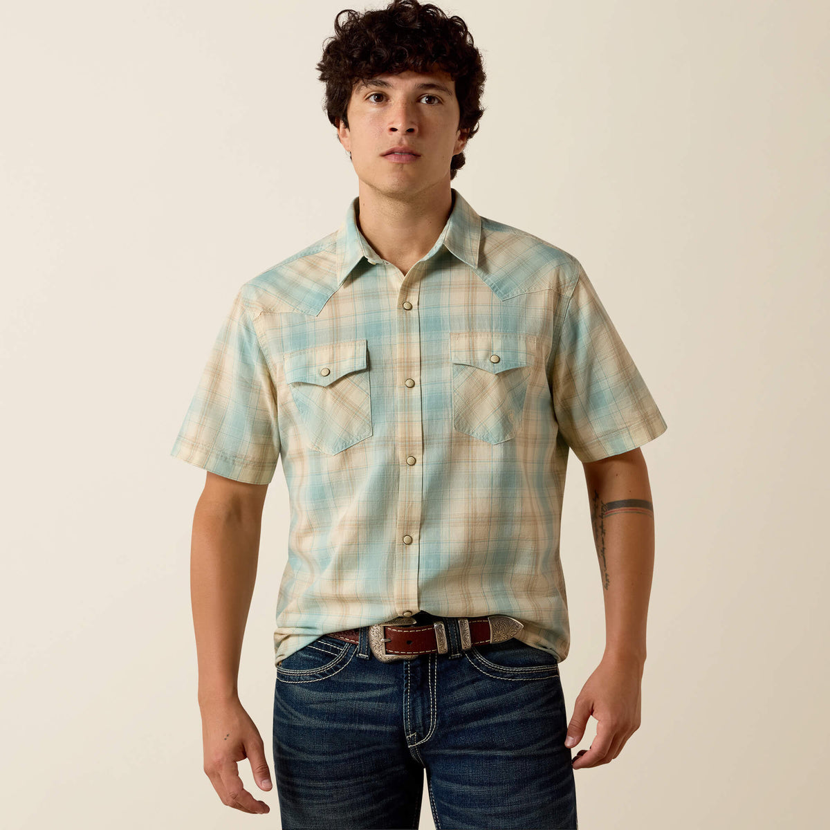 Retro Hartman Fitted Snap Shirt - Ariat Essential