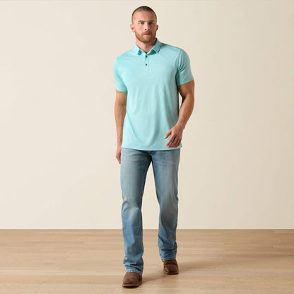 Jacquard Printed Fitted Polo - Ariat Exclusive